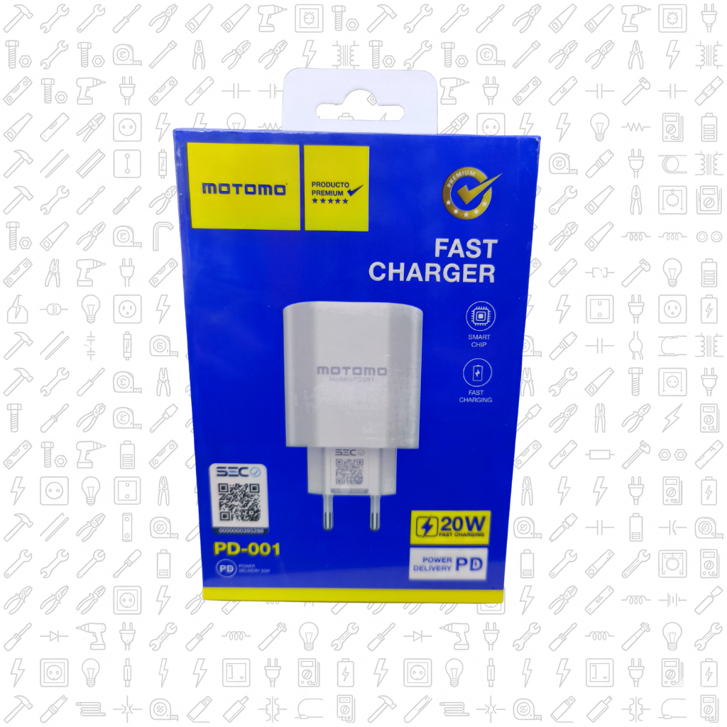 Cargador 20 PD-001 Motomo
